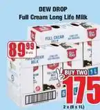 Boxer Full cream long life milk offer