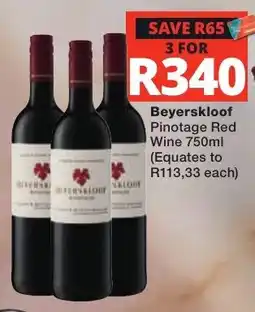 Liquor Shop Beyerskloof Pinotage Red Wine offer