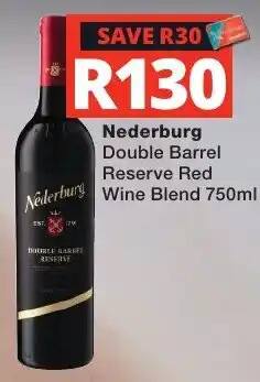 Liquor Shop Nederburg Double Barrel Reserve Red Wine Blend offer