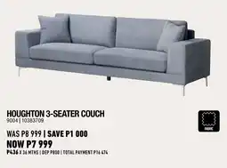 Home Corp HOUGHTON 3-SEATER COUCH offer