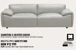 Home Corp SANDTON 3-SEATER COUCH offer