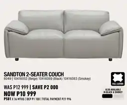 Home Corp Sandton 2-Seater Couch offer