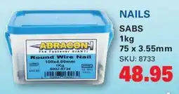 Cashbuild Round Wire Nail ABRACON offer