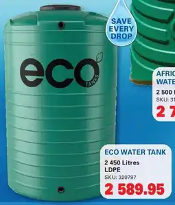 Cashbuild ECO WATER TANK offer