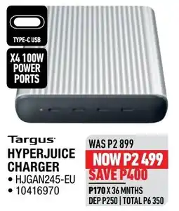 Home Corp Targus HYPERJUICE CHARGER offer