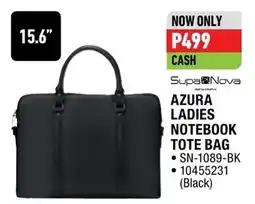 Home Corp SupaNova AZURA LADIES NOTEBOOK TOTE BAG offer