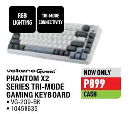 Home Corp volkano Gaming PHANTOM X2 SERIES TRI-MODE GAMING KEYBOARD offer