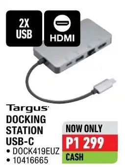 Home Corp Targus DOCKING STATION USB-C offer