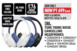 Home Corp JBL TUNE 780NC NOISE CANCELLING HEADPHONES offer
