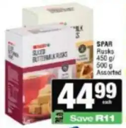 KwikSpar SPAR Rusks Assorted offer
