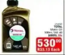 KitKat Cash and Carry TOTAL Motor Oil offer