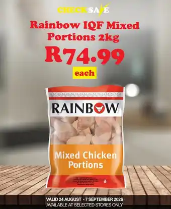 Rainbow Mixed Chicken Portions