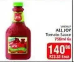 KitKat Cash and Carry ALL JOY Tomato Sauce offer