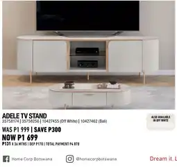 Home Corp ADELE TV STAND offer