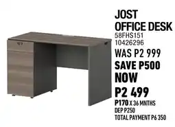 Home Corp JOST OFFICE DESK offer