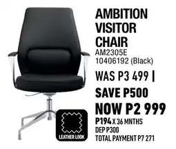 Home Corp AMBITION VISITOR CHAIR offer