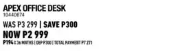 Home Corp APEX OFFICE DESK offer