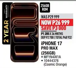 Home Corp iPhone 17 Pro Max (256GB) offer
