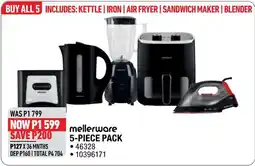 Home Corp mellerware 5-PIECE PACK offer