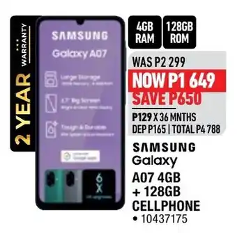 SAMSUNG Galaxy A07