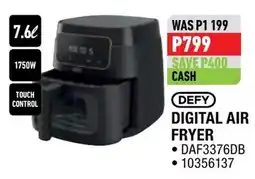 Home Corp DEFY DIGITAL AIR FRYER offer