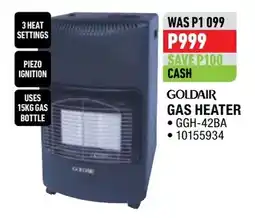 Home Corp Goldair Gas Heater offer