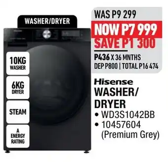 Home Corp Hisense wash/dryer offer