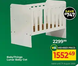 Baby City BabyThings Lunar Baby Cot offer