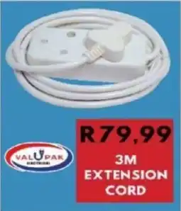 Take 'n Pay VALUPAK 3M EXTENSION CORD offer