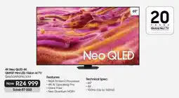 Samsung 4K Neo QLED 4K QN90F Mini LED Vision AI TV offer