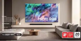 Micro RGB R95H 4K Samsung Vision AI Smart TV