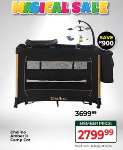Baby City Chelino Amber II Camp Cot offer