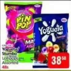 KitKat Cash and Carry Yogueta Stumbo Lollipops Assorted offer