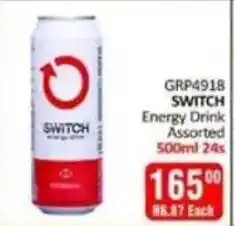KitKat Cash and Carry SWITCH Energy Drink Assorted offer