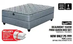 Home Corp Slumberland Beaumont 152cm Firm Queen Bed Set offer