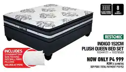 Home Corp RESTONIC INDIGO 152CM PLUSH QUEEN BED SET offer