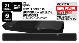 Home Corp Klipdol Flexus Core 100 Soundbar + Wireless Subwoofer offer