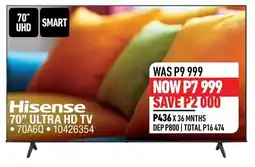 Home Corp Hisense 70" ULTRA HD TV offer