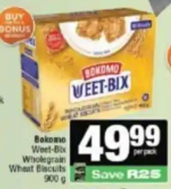 Bokomo Weet-Bix Wholegrain Wheat Biscuits