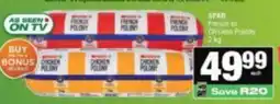 KwikSpar Spar French or Chicken Polony offer