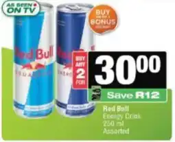 KwikSpar Red Bull Energy Drink Assorted offer
