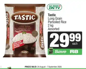 Tastic Long Grain Parboiled Rice Assorted