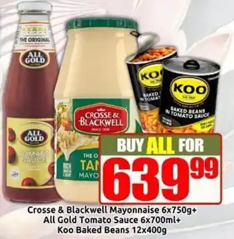 Three Star Cash and Carry Crosse & Blackwell Mayonnaise offer