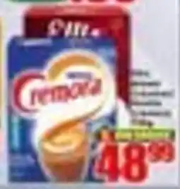 Three Star Cash and Carry Cremora offer