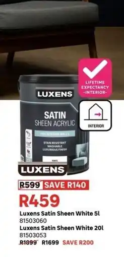 Leroy Merlin Luxens Satin Sheen White offer