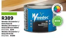 Leroy Merlin Woodoc 35 Exterior L/Gloss Rust offer