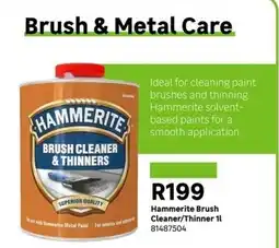 Leroy Merlin Hammerite Brush Cleaner/Thinner offer