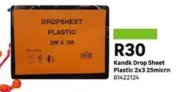 Leroy Merlin Kandk Drop Sheet Plastic 2x3 25micrn offer