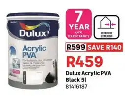 Leroy Merlin Dulux Acrylic PVA Black offer