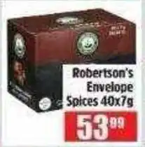 Devland Cash And Carry Robertson's Envelope Spices offer